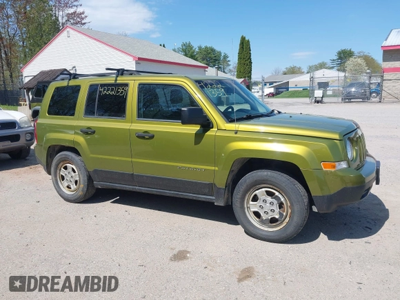 2012 Jeep Patriot Sport with VIN 1C4NJPBA6CD639580, listed as a IAAI auction lot 42221359 with 123,596 mi miles and . Bid and sale history available at DreamBid. Image 14.
