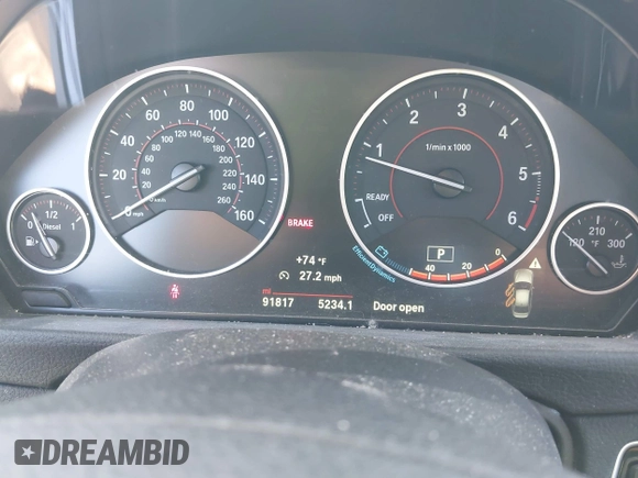 2017 BMW 3 Series 328d xDrive with VIN WBA8F1C39HK898141, listed as a IAAI auction lot 42654788 with 91,817 mi miles and . Bid and sale history available at DreamBid. Image 7.