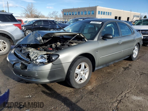 2001 Ford Taurus SEL with VIN 1FAFP56S71A146876, listed as a Copart auction lot 45480415 with 96,424 mi miles and Salvage title. Bid and sale history available at DreamBid. Image 1.