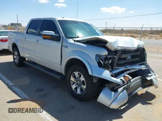 2014 Ford F-150 XL with VIN 1FTFW1CF2EKF90227, listed as a IAAI auction lot 41762047 with 106,927 mi miles. Bid and sale history available at carsss.com. Image 1.