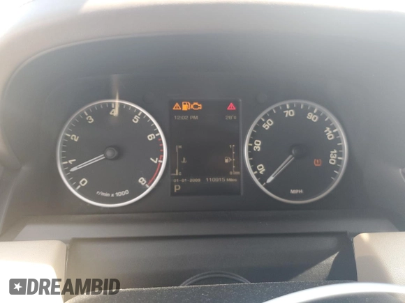 2012 Land Rover Range Rover Sport HSE Lux with VIN SALSK2D45CA731350, listed as a Copart auction lot 61811395 with 110,915 mi miles and Clean title. Bid and sale history available at DreamBid. Image 9.
