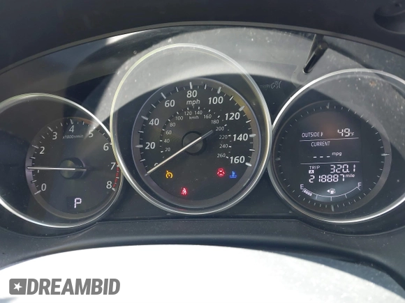 2014 Mazda CX-5 Touring with VIN JM3KE4CY8E0333029, listed as a IAAI auction lot 41857199 with 218,887 mi miles. Bid and sale history available at carsss.com. Image 7.