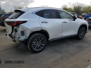 2024 Lexus NX 350h Luxury with VIN JTJHKCEZ6R2035436, listed as a Copart auction lot 53672415 with 10,517 mi miles and Salvage title. Bid and sale history available at DreamBid. Image 3.