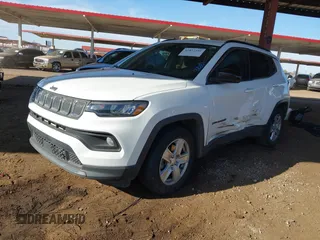 2022 Jeep Compass Latitude with VIN 3C4NJCBB6NT220062, listed as a IAAI auction lot 41857391 with 55,369 mi miles and . Bid and sale history available at DreamBid. Image 17.