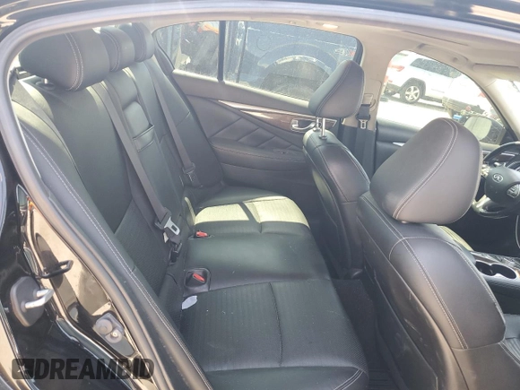 2014 Infiniti Q50 Premium with VIN JN1BV7AR8EM686789, listed as a Copart auction lot 53973905 with 130,695 mi miles and Salvage title. Bid and sale history available at DreamBid. Image 10.