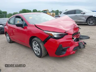 2024 Subaru Impreza z VIN JF1GUABC1R8369339, wystawiony jako IAAI lot #42358023 z przebiegiem 21 519 mil mil oraz . Historia ofert i sprzedaży dostępna na DreamBid. Obrazek 1.