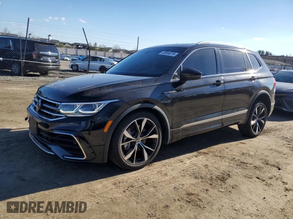 2024 Volkswagen Tiguan SEL R-Line with VIN 3VV4B7AX8RM156427, listed as a Copart auction lot 43564015 with Not provided miles and Salvage title. Bid and sale history available at DreamBid. Image 1.