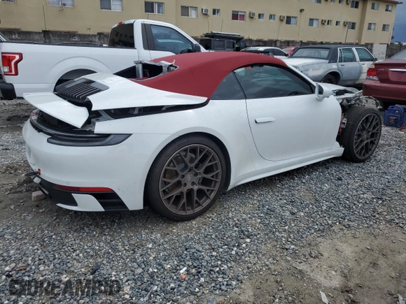 2021 Porsche 911 Carrera with VIN WP0CA2A96MS239226, listed as a Copart auction lot 60892643 with 17,195 mi miles and . Bid and sale history available at DreamBid. Image 3.
