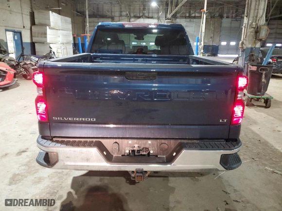 2022 Chevrolet Silverado 1500 LT with VIN 1GCPDKEK0NZ526561, listed as a Copart auction lot 88953555 with 37,733 mi miles and Clean Title. Bid and sale history available at carsss.com. Image 6.