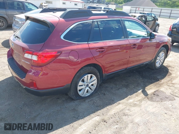 2015 Subaru Outback Premium with VIN 4S4BSBFC8F3290152, listed as a IAAI auction lot 42272736 with 44,006 mi miles and . Bid and sale history available at DreamBid. Image 4.
