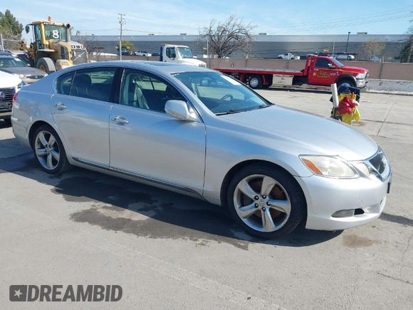 2008 Lexus GS 350 with VIN JTHBE96S580041595, listed as a IAAI auction lot 41858396 with 1 mi miles. Bid and sale history available at carsss.com. Image 1.
