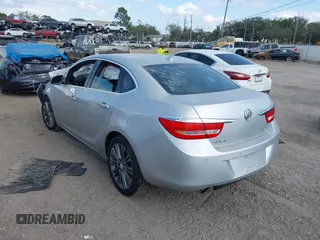 2013 Buick Verano Leather Group with VIN 1G4PS5SK8D4154082, listed as a IAAI auction lot 41587856 with 134,097 mi miles. Bid and sale history available at carsss.com. Image 3.