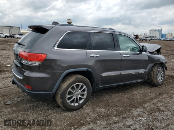 2014 Jeep Grand Cherokee Limited with VIN 1C4RJFBM1EC352484, listed as a Copart auction lot 57983305 with 157,143 mi miles and Salvage title. Bid and sale history available at DreamBid. Image 3.