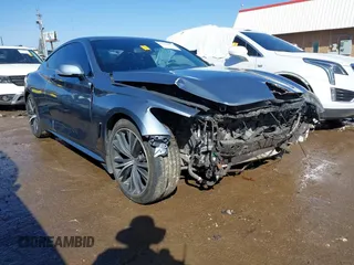 2017 Infiniti Q60 Sport z VIN JN1EV7EK1HM361576, wystawiony jako IAAI lot #41694414 z przebiegiem 64 284 mil mil oraz . Historia ofert i sprzedaży dostępna na DreamBid. Obrazek 1.