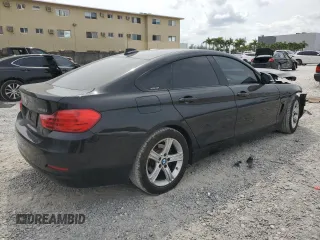 2015 BMW 4 Series 428i with VIN WBA4A5C55FG051557, listed as a Copart auction lot 47899115 with 91,292 mi miles and Salvage Title. Bid and sale history available at DreamBid. Image 3.