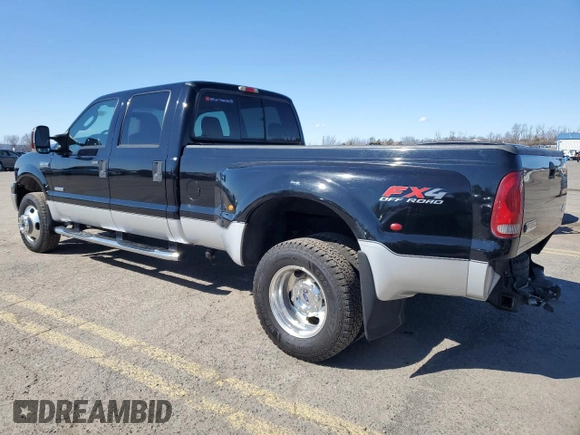 2006 Ford F-350 XL with VIN 1FTWW33P96EB51529, listed as a Copart auction lot 46811995 with 142,185 mi miles and Salvage title. Bid and sale history available at DreamBid. Image 2.