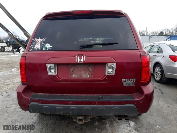 2004 Honda Pilot EX with VIN 2HKYF18434H603127, listed as a Copart auction lot 88329945 with 299,722 mi miles and Salvage Title. Bid and sale history available at carsss.com. Image 6.