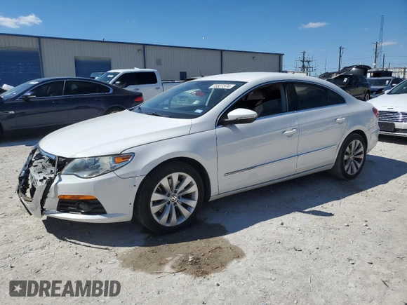 2010 Volkswagen CC Sport with VIN WVWNN7AN2AE552890, listed as a Copart auction lot 73327374 with 117,165 mi miles and Salvage Title. Bid and sale history available at carsss.com. Image 1.