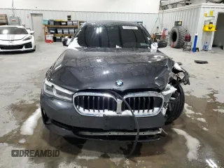 2021 BMW 5 Series 530i xDrive with VIN WBA13BJ0XMCG02446, listed as a Copart auction lot 44348085 with Not Provided miles and Salvage Title. Bid and sale history available at carsss.com. Image 5.