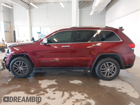 2017 Jeep Grand Cherokee Limited z VIN 1C4RJEBG5HC795116, wystawiony jako IAAI lot #41096233 z przebiegiem 162 829 mil mil oraz . Historia ofert i sprzedaży dostępna na DreamBid. Obrazek 14.