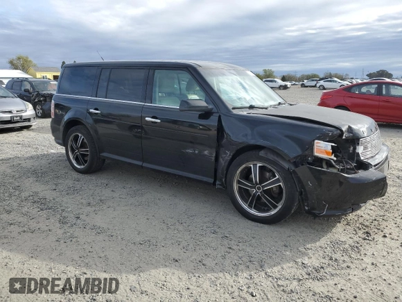2009 Ford Flex SEL with VIN 2FMEK62CX9BB08885, listed as a Copart auction lot 48808745 with 174,960 mi miles and Salvage Title. Bid and sale history available at carsss.com. Image 4.