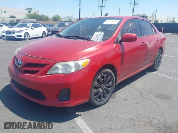 2012 Toyota Corolla L with VIN 2T1BU4EE0CC769746, listed as a IAAI auction lot 41992084 with 217,795 mi miles. Bid and sale history available at carsss.com. Image 2.