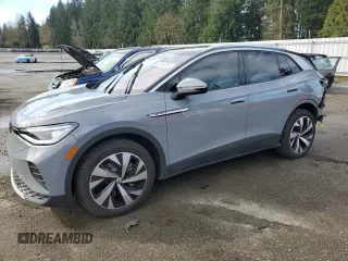 2022 Volkswagen ID.4 Pro S z VIN WVGUNPE2XNP070069, wystawiony jako Copart lot #50046395 z przebiegiem 19 440 mil mil oraz Szkody całkowita. Historia ofert i sprzedaży dostępna na DreamBid. Obrazek 1.
