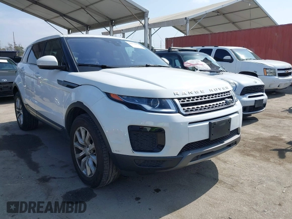 2018 Land Rover Range Rover Evoque SE with VIN SALVP2RX7JH301986, listed as a IAAI auction lot 42571274 with 53,396 mi miles and . Bid and sale history available at DreamBid. Image 1.