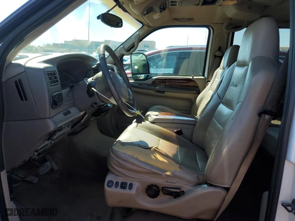 2002 Ford Excursion Limited with VIN 1FMSU43F92ED25400, listed as a Copart auction lot 45572105 with NaN miles and Salvage Title. Bid and sale history available at carsss.com. Image 7.