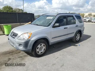 2006 Honda CR-V LX with VIN SHSRD68506U409021, listed as a Copart auction lot 55429395 with 158,406 mi miles and Clean Title. Bid and sale history available at carsss.com. Image 1.