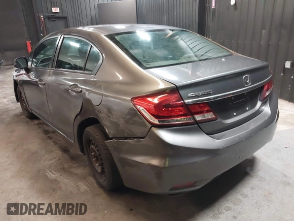 2013 Honda Civic LX with VIN 2HGFB2F52DH603098, listed as a IAAI auction lot 41953099 with 137,634 mi miles and . Bid and sale history available at DreamBid. Image 3.