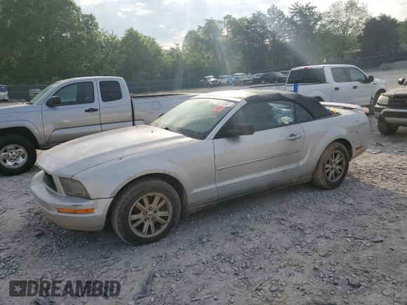 2006 Ford Mustang Standard with VIN 1ZVFT84N065226215, listed as a Copart auction lot 55126545 with 193,245 mi miles and Clean Title. Bid and sale history available at carsss.com. Image 1.