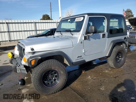 2006 Jeep Wrangler SE with VIN 1J4FA29S76P781617, listed as a Copart auction lot 85903084 with Not Provided miles and Salvage Title. Bid and sale history available at carsss.com. Image 1.