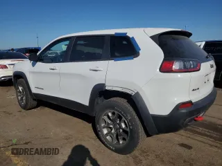 2022 Jeep Cherokee Trailhawk with VIN 1C4PJMBX1ND524383, listed as a Copart auction lot 56370805 with 25,145 mi miles and Salvage title. Bid and sale history available at DreamBid. Image 2.