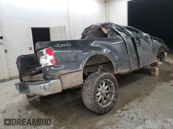 2004 Ford F-150 XL with VIN 1FTRF14524NA05999, listed as a Copart auction lot 41612825 with Not Provided miles and Salvage Title. Bid and sale history available at DreamBid. Image 3.