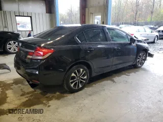 2015 Honda Civic EX with VIN 19XFB2F81FE268648, listed as a Copart auction lot 51818275 with 137,346 mi miles and Salvage Title. Bid and sale history available at carsss.com. Image 3.