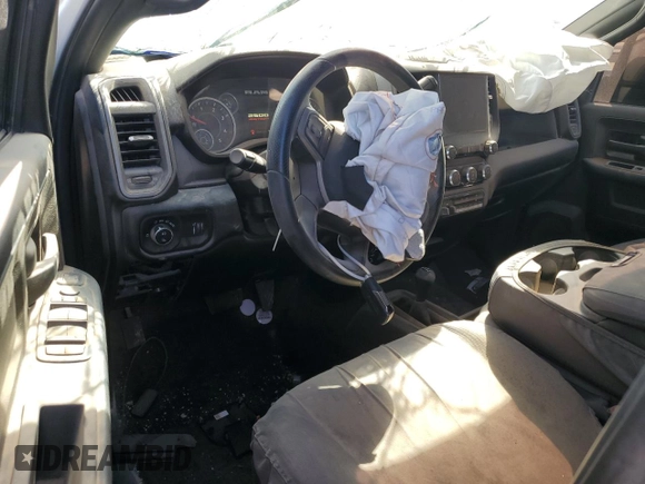 2024 Ram 2500 Tradesman with VIN 3C6UR5HL0RG152914, listed as a Copart auction lot 45513135 with 25,660 mi miles and Salvage Title. Bid and sale history available at carsss.com. Image 8.