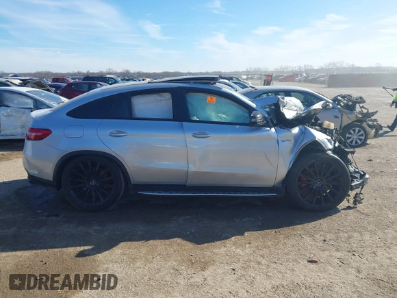 2019 Mercedes-Benz GLE 43 AMG with VIN 4JGED6EB8KA155654, listed as a IAAI auction lot 41334185 with Not provided miles and . Bid and sale history available at DreamBid. Image 13.