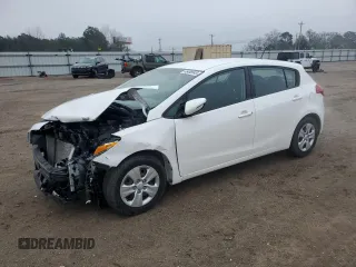 2018 Kia Forte5 LX with VIN KNAFK5A84J5772959, listed as a Copart auction lot 46408545 with 53,577 mi miles and Non Repairable. Bid and sale history available at carsss.com. Image 1.