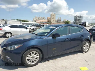 2016 Mazda 3 i Touring with VIN 3MZBM1M75GM318405, listed as a Copart auction lot 56730615 with 91,086 mi miles and Salvage title. Bid and sale history available at DreamBid. Image 1.