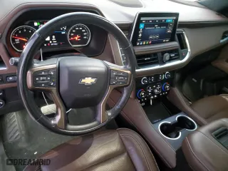 2021 Chevrolet Suburban High Country with VIN 1GNSKGKL9MR146750, listed as a Copart auction lot 41587165 with 89,110 mi miles and Salvage Title. Bid and sale history available at carsss.com. Image 8.