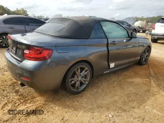 2016 BMW 2 Series M235i with VIN WBA1M1C57GV394290, listed as a Copart auction lot 76187684 with 60,838 mi miles and Salvage Title. Bid and sale history available at carsss.com. Image 3.