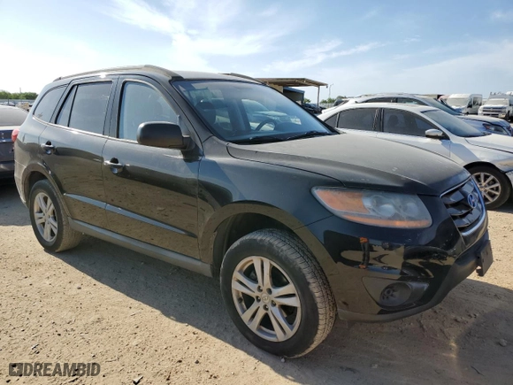 2010 Hyundai Santa Fe GLS with VIN 5NMSG3ABXAH403930, listed as a Copart auction lot 52606675 with 126,670 mi miles and Salvage Title. Bid and sale history available at carsss.com. Image 4.