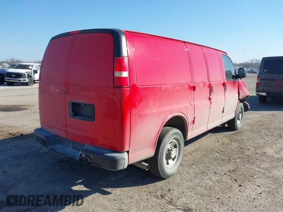2018 Chevrolet Express Cargo with VIN 1GCWGAFP6J1342077, listed as a IAAI auction lot 41667765 with 138,063 mi miles and . Bid and sale history available at DreamBid. Image 4.