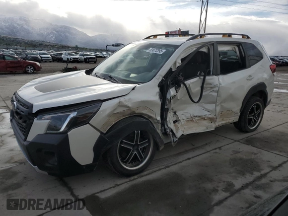 2022 Subaru Forester Wilderness with VIN JF2SKAMC1NH422866, listed as a Copart auction lot 53072395 with 38,330 mi miles and Salvage title. Bid and sale history available at DreamBid. Image 1.
