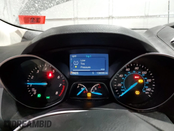 2015 Ford Escape SE with VIN 1FMCU9G99FUB22590, listed as a Copart auction lot 44632165 with 138,099 mi miles and Salvage Title. Bid and sale history available at carsss.com. Image 9.
