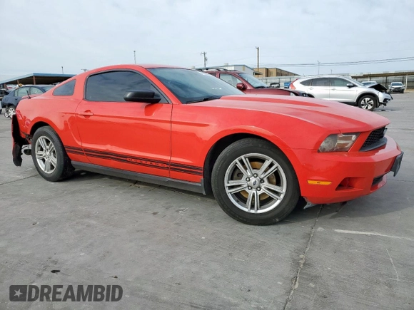 2012 Ford Mustang V6 Premium with VIN 1ZVBP8AMXC5272533, listed as a Copart auction lot 47862645 with 188,933 mi miles and Salvage Title. Bid and sale history available at carsss.com. Image 4.