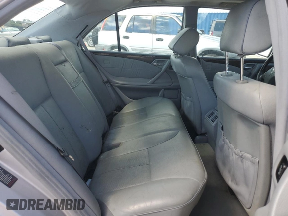 2002 Mercedes-Benz E-Class with VIN WDBJF65J02B495961, listed as a Copart auction lot 73844554 with 99,380 mi miles and Salvage Title. Bid and sale history available at carsss.com. Image 10.