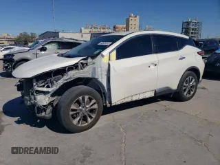 2016 Nissan Murano S with VIN 5N1AZ2MG8GN171780, listed as a Copart auction lot 48805945 with 126,312 mi miles and Salvage Title. Bid and sale history available at carsss.com. Image 1.