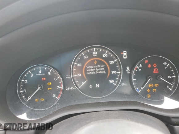 2022 Mazda 3 Premium with VIN 3MZBPADL3NM314922, listed as a Copart auction lot 80334484 with 28,445 mi miles and Salvage Title. Bid and sale history available at DreamBid. Image 9.